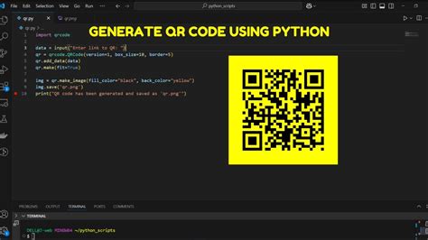 create dynamic qr code using python