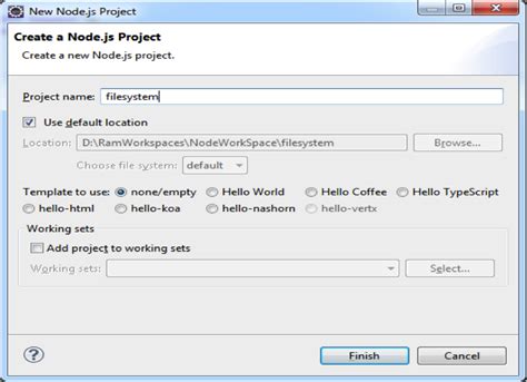 Create File And Write Nodejs