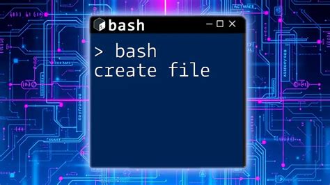 Create File With Folder Bash
