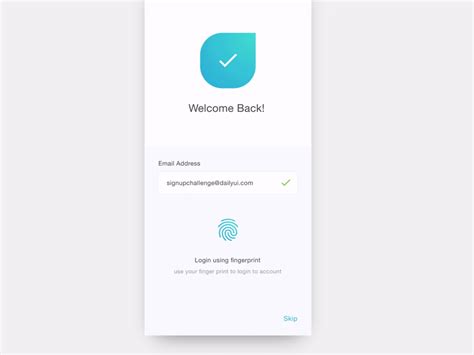 create fingerprint sign in