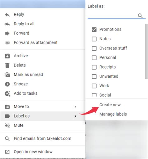 create folder in gmail account