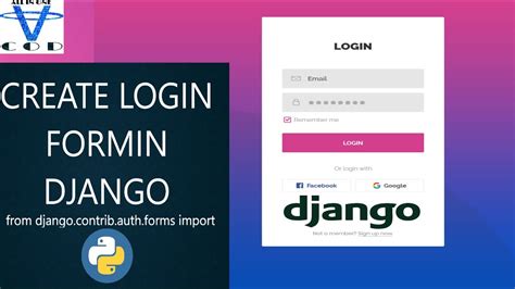 Create Form Login Django