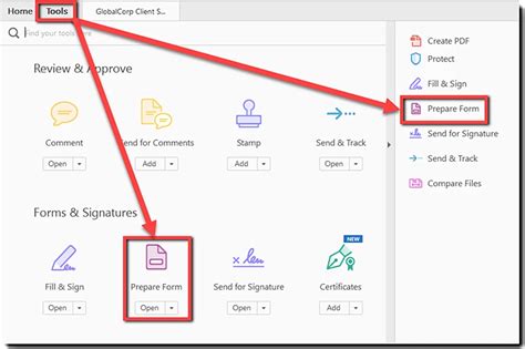 Create Forms Adobe