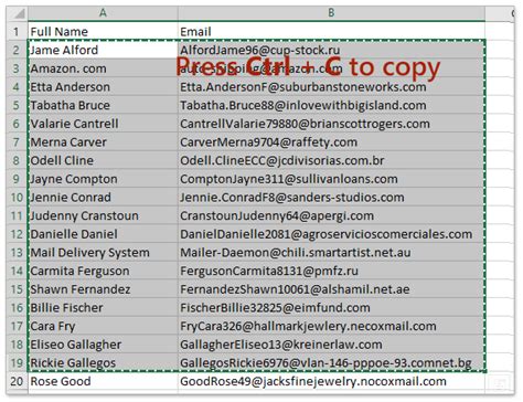 create gmail group from excel