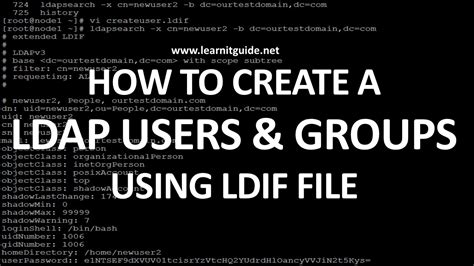 Create Groups Ldap