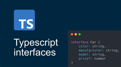 create interface in typescript
