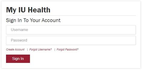 create iu health patient portal