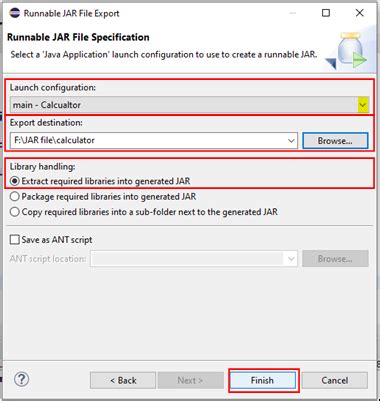 Create Jar File Of Java Project