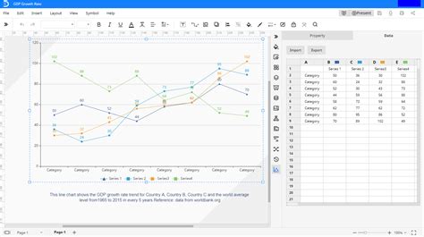 create line graph in google docs