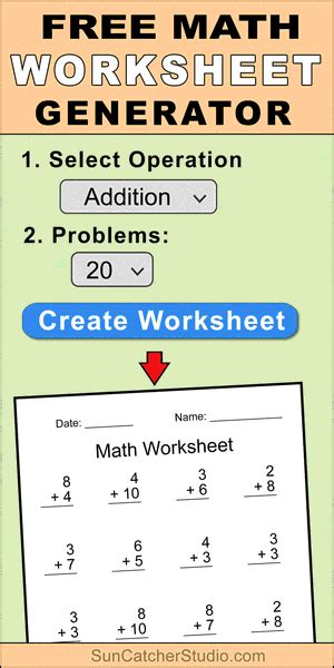 Create Math Problems Worksheet