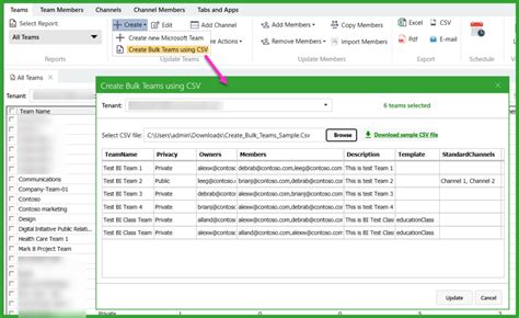 Create Microsoft Teams From Csv