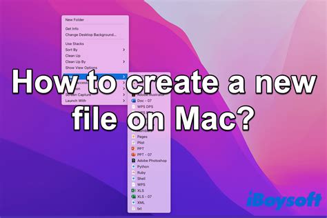 Create New File Command Mac