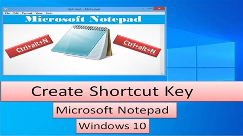 Create New Notepad Shortcut