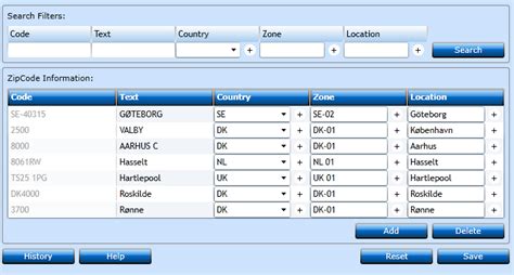 create new zip code