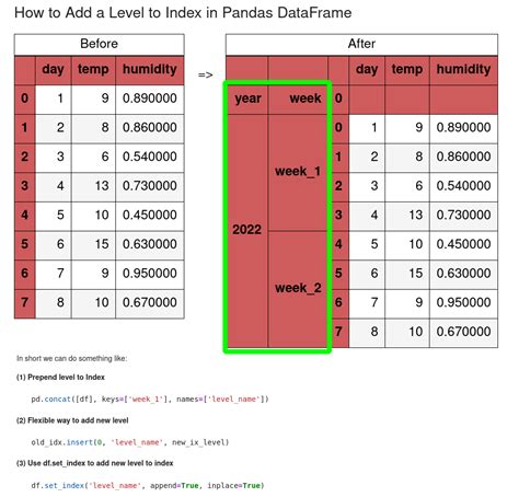 create pandas dataframe with index name