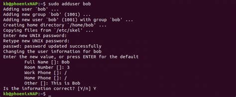 create password for user linux