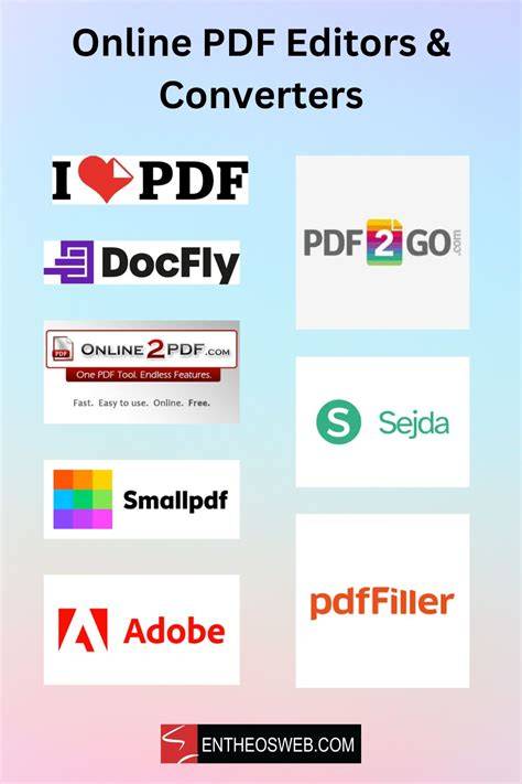 Create PDF using online PDF converters