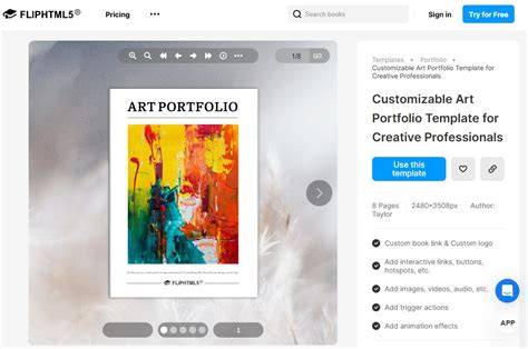 Create Printable Art Portfolio
