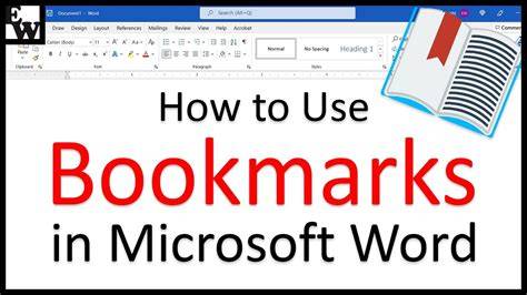 Create Printable Bookmarkin Word