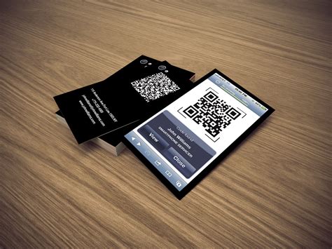 create qr code business card iphone