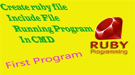 Create Ruby File In Terminal