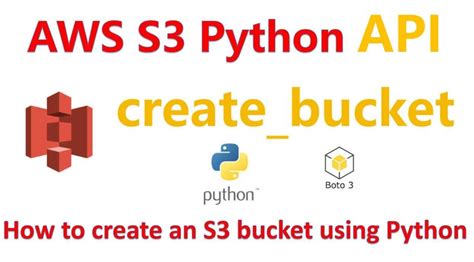 Create S3 Bucket Python Boto3