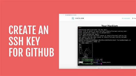 create ssh key github wsl