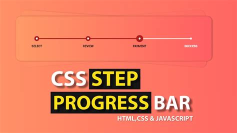 Create Step Progress Bar In Html