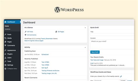 Create User Dashboard Wordpress
