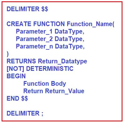 create user defined function in sql w3schools