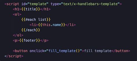 Create Variable In Handlebars Template