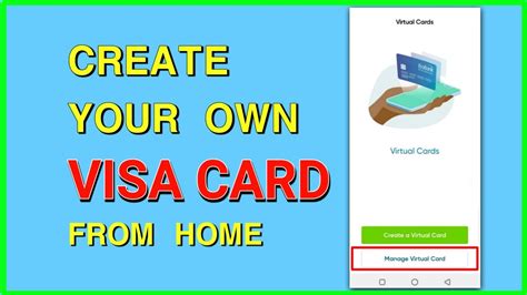create virtual visa