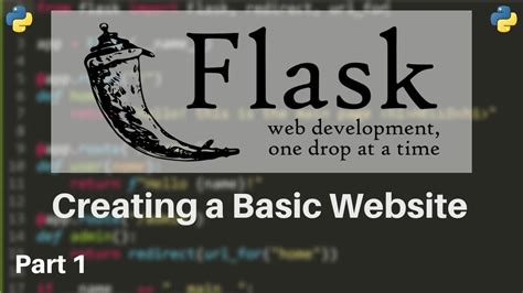 create website with python flask