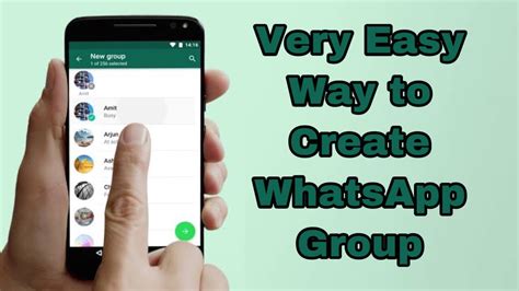 Create Whastapp Group