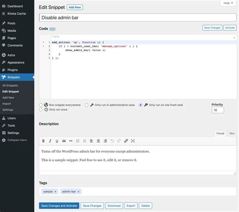 create widget wordpress functions php