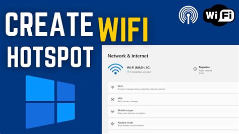 create wifi zone from laptop