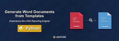 create word document from template python