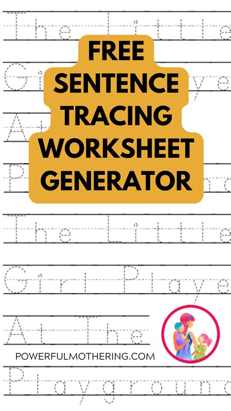 Create Words Tracable Worksheet Free Printable