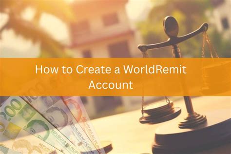 create world remit account