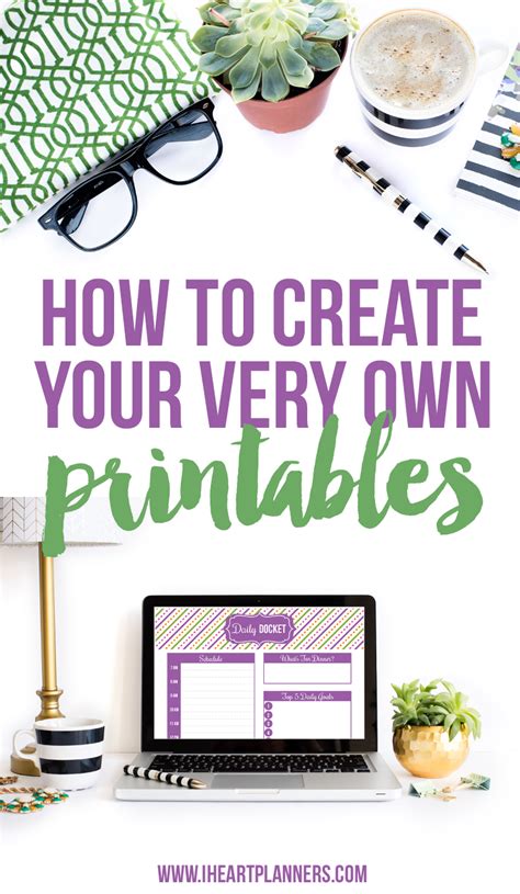 Create Your Own Bujo Printables