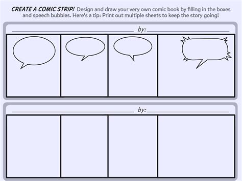 Create Your Own Comic Printable