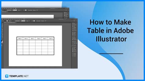 Create a table in illustrator with appearance panel