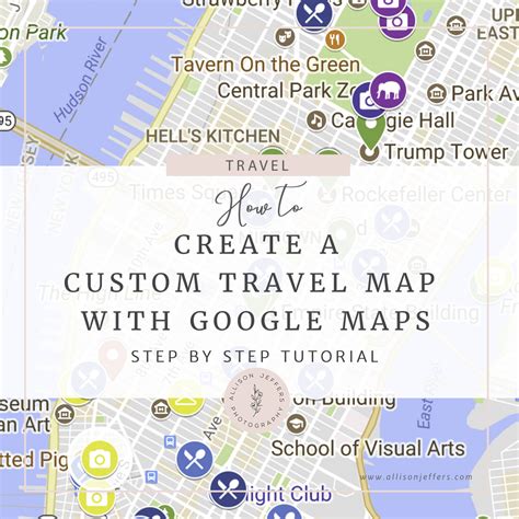 How to Create a Custom Google Maps Itinerary & Use it Offline!! Custom google map, Google maps