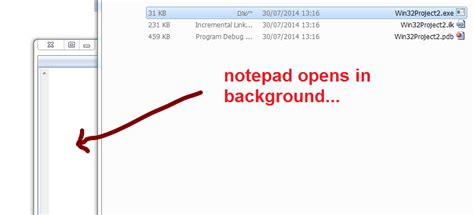 Createprocess Notepad Example