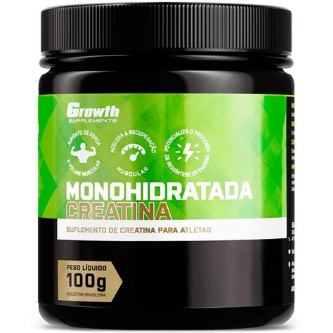 creatina growth monohidratada 100g