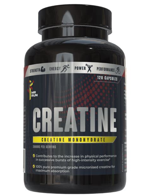 creatine monohydrate for running