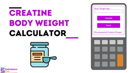 Creatine Weight Gain Calculator