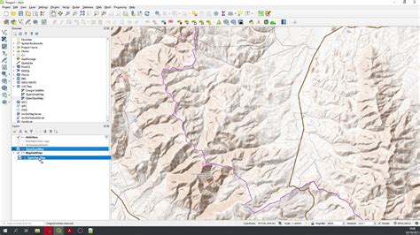 creating a base map in qgis