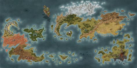creating a fantasy world map