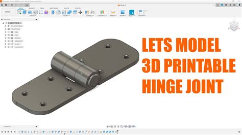 Creating A Hinge In Fusion 360